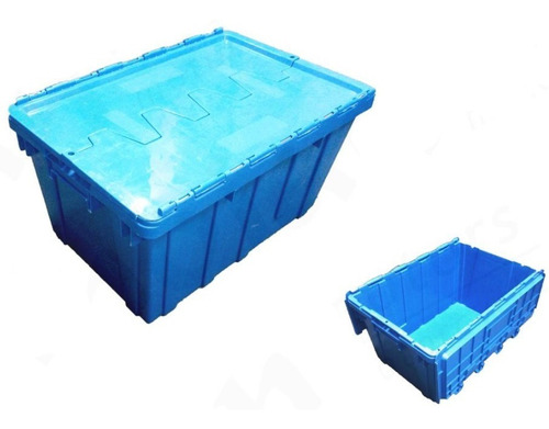 Baul Caja Delivery Pizzera Azul Organizadora De Plastico