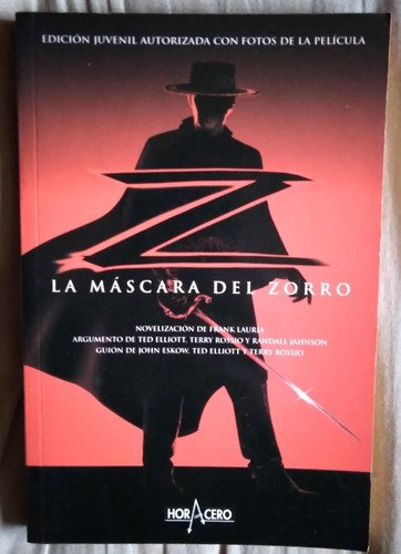 La Máscara Del Zorro Frank Lauria 1998 Novelización 180 Pag