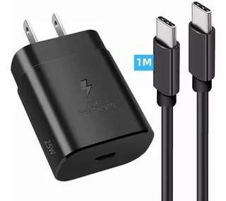 Cargador Súper Rápido Tipo C De 25w Para Samsung S21 S20