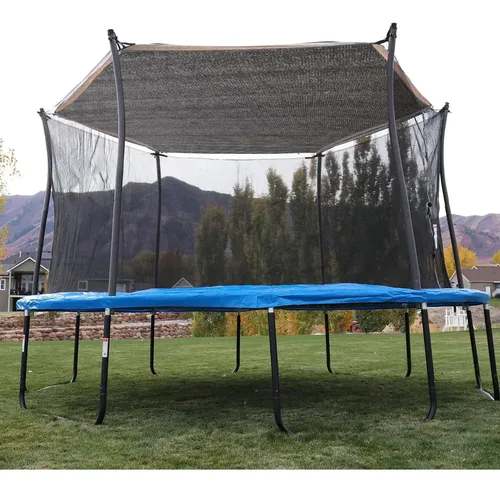RWGOVLU Toldo para cama elástica con marco de apoyo, 6/8/10/12/14/16 pies, cubierta de parasol para trampolín al aire libre, cubierta de sombrilla para tienda de campaña de trampolín para el sol RWGOVLU Toldo para cama elástica con marco de apoyo, 6/8/10/12/14/16 pies, cubierta de parasol para trampolín al aire libre, cubierta de sombrilla para tienda de campaña de trampolín para el sol