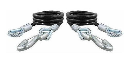 Curt 80176 Cables Remolque 44 Pulgadas Nylon-coated Segurida