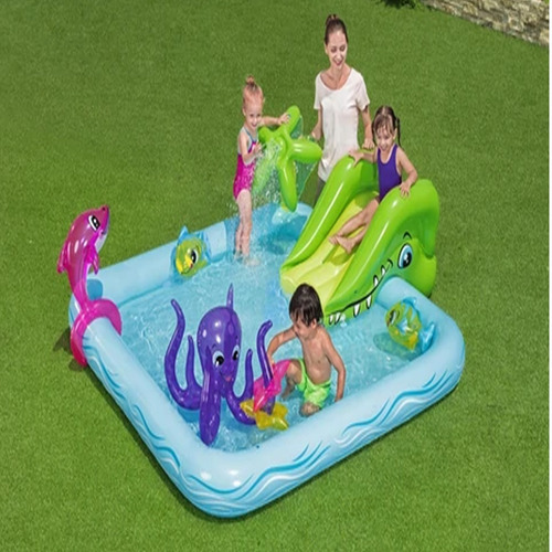 Imagen 10 de 10 de Pileta Pelotero Inflable Juego Tobogan Nemo 53052 Cuotas Cuo