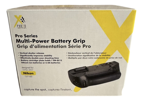 Grip De Batería Para Cámara Nikon D7100 ( Impecable) (Usado)