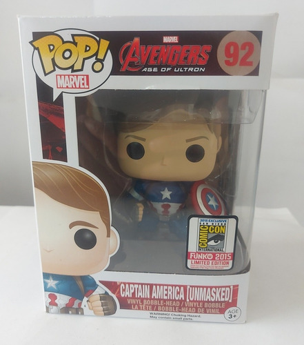 Funko Capitan América (unmasked) 92 San Diego Comic Con 2015