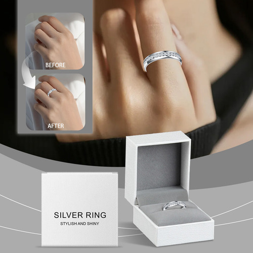 R Luminous Enamel Health Ring, Elegante Y Moderno, Con Acces