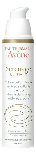 Creme Unifiant Nutri-redensificante SPF 20 Avène Serenage para pele sensível de 40mL