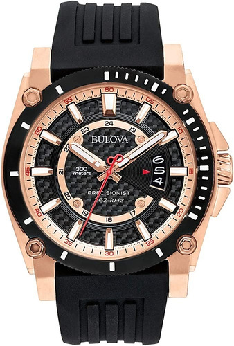 Reloj Bulova Para Hombre Hpq Precisionist 98b152 Oro Rosa