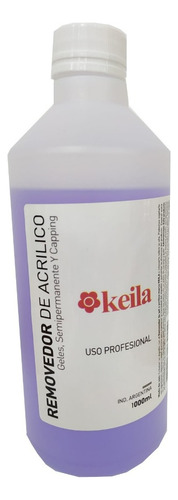 Removedor Acrilico Para Gel De Uñas Con Acetona Keila 1000ml