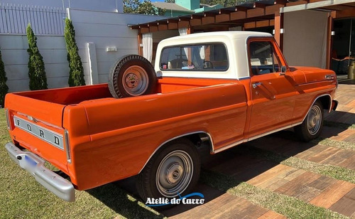 Imagem 12 de 25 de Vendido Ford Pickup F-100 V8 74 Espetacular Ateliê Do Carro