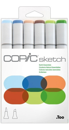 Copic Sketch Too Marker Earth Essentials Colores Naturales E