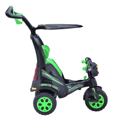 Triciclo Push Car Prinsel Super Trike Monster 2 En 1 Color Unisex Monster
