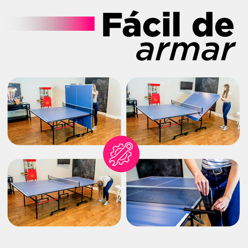 Mesa De Ping Pong Profesional Tenis Plegable Nivel Torneo