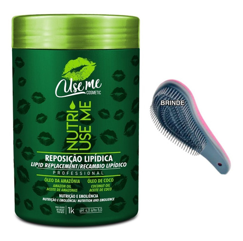 Máscara Nutri Use Me Reposição Lipídica Óleo Coco Amazônia