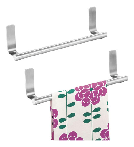 Idesign Forma Self-adhesive Towel Bar Holder For Bathroom, K