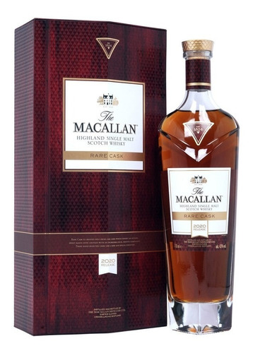 Imagen 1 de 6 de Whisky The Macallan Rare Cask 2020 Release 700ml Estuche