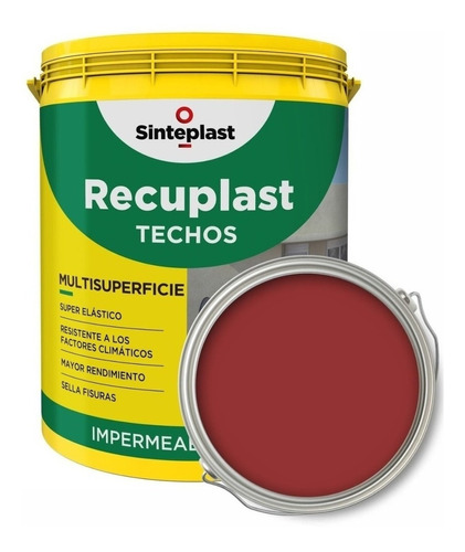 Recuplast Techos Sinteplast Impermeabilizante 20 L / Colores