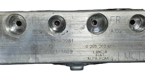 Imagem 8 de 8 de Modulo Abs Fiat Fiorino 2020 Codigo:0265260656 N.717