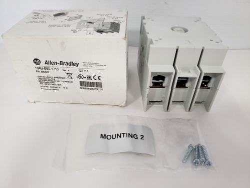Allen Bradley 194u-e60-1753 Disconnect Switch 60a 3 Pole Bbd