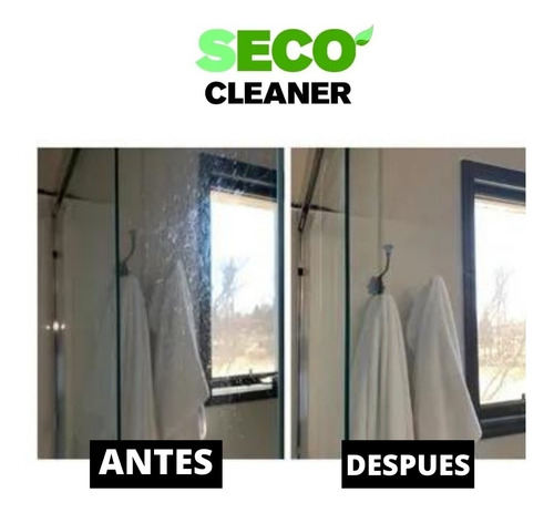 Imagen 2 de 7 de Limpiavidrio 1 L En Seco De Baños Mampara Espejo Ventana