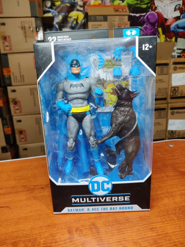 Mcfarlane Silver Age Batman And Ace The Bat-hound