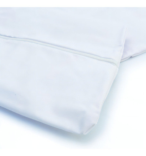 Capa Antiácaro Slim Tex Colchão Solteiro King Box 30cm Alt. Cor Branco Desenho Do Tecido Liso