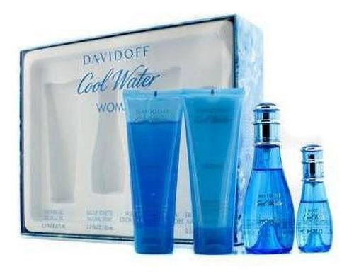 Set De Regalo Cool Water Por Davidoff Para Mujer Con Edt 17