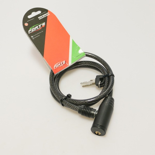 Imagen 2 de 4 de Linga Candado 8mm X 90cm Apta Moto Bici Porton Antares Full