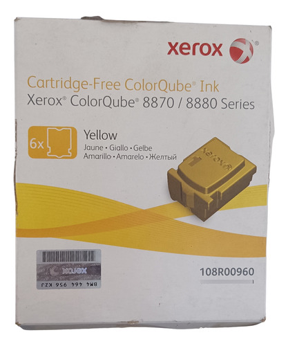 Tintas Sólidas Pack 6 Colorqube Ink / Yellow