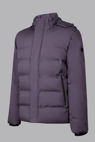 Campera Devré Inflada Corta Gris Oscuro Hombre 01d174003