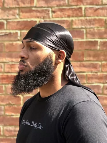 Bandana Durag Tradicional Preta - Loja Grecco Men