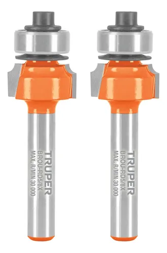 comprar Kit De 2 Brocas Para Router, Redondeado, 5\u002F8 Pul Con Balero