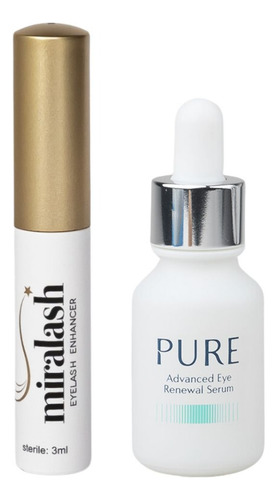 Miralash+pure | Kit Sueros Pestañas Y Ojeras Renueva Mirada