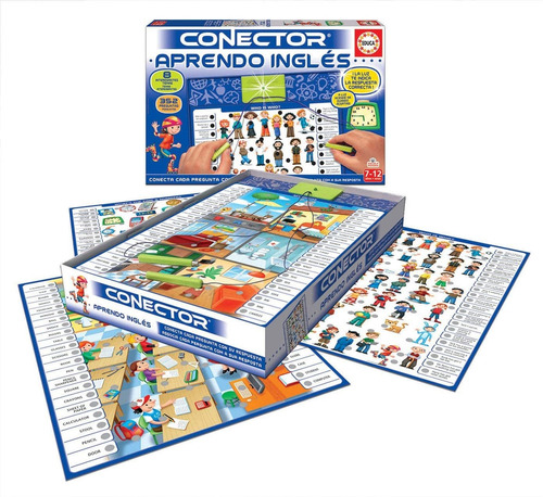 Imagen 3 de 6 de Puzzle Conector Aprendo Ingles Rompecabezas Didactico Educa®