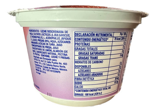 Yogurt Fage Total 0% Blended Fresa 150g