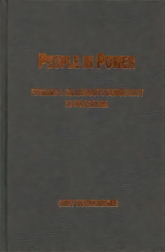 People In Power, De Gary Ruchwarger. Editorial Abc Clio, Tapa Dura En Inglés
