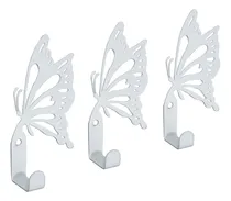 Comprar Percheros De Pared Moderno Hecho De Acero Forma De Mariposa
