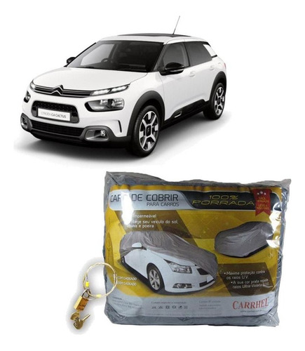 Capa Protetora Citroen C4 Cactus Com Cadeado (m282)