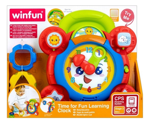 Reloj De Aprendisaje Con Sonidos Y Melodias Winfun