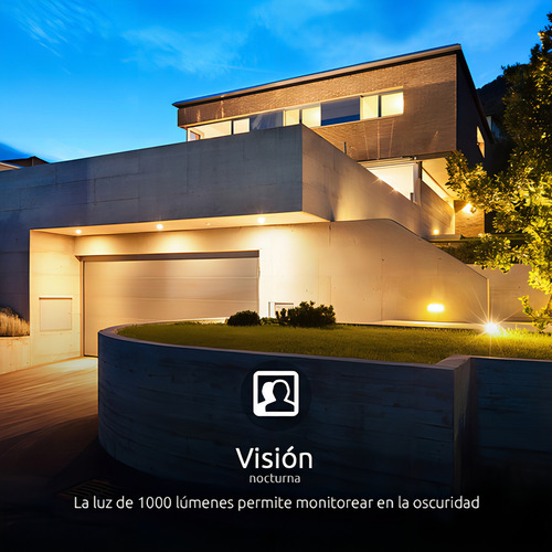 Cámara Vigilancia Nexxt Wifi Exterior 2k Nhc-f410 Luz Blanco