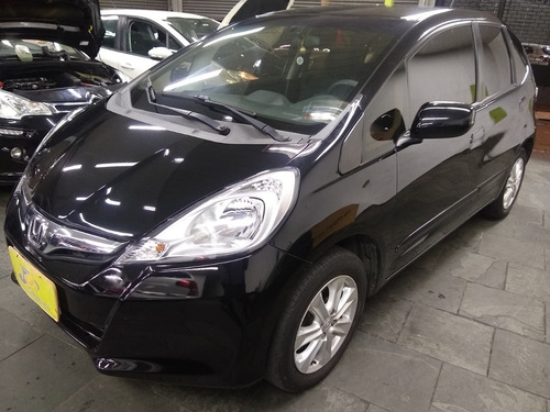Imagem 1 de 12 de Honda Fit 1.4 Lx Flex 5p Completo Airbags E Abs 2013 Preto