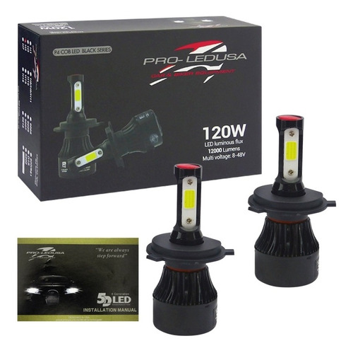 Kit Ampolletas Led H4 Para Auto