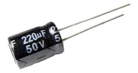 Condensador Capacitor Electrolitico 220uf 50v 2 Unidades