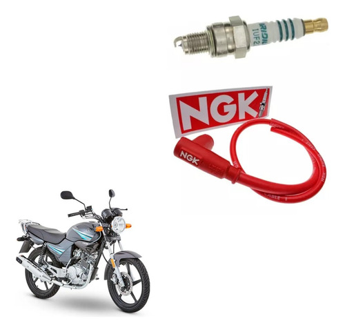 Ngk Cable Alta + Bujia Iridium Yamaha Libero 125