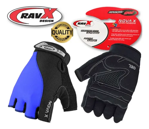 Guante Gel Bicicleta Ravx Nova Ciclismo Moto Gym Gimnasio
