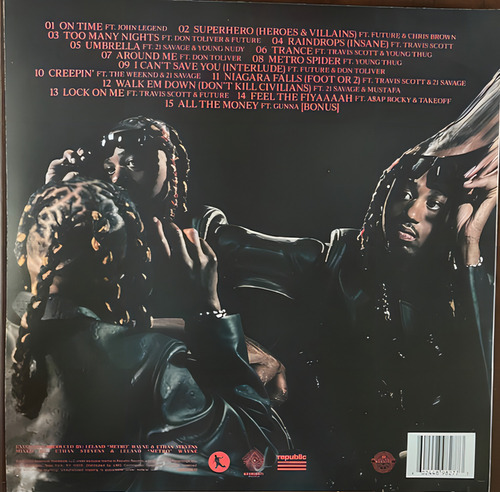 Metro Boomin Heroes & Villains Lp Vinyl