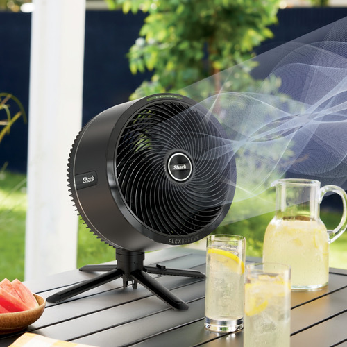 Ventilador Flexbreeze Inalámbrico Y Cable - Shark - Fa200laa Na Negro Negro Plástico 3
