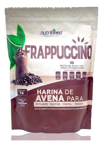Harina De Avena Para Hotcakes Frappuccino 1 Kg Nutrilinea