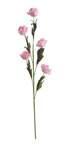 Ramo De Flores Artificiales Rosas De 2 Colores Deco 62cm