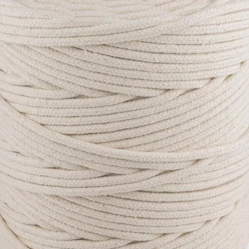 Cordón De Algodón Trenzado 4 Mm X 20 Mts Macramé