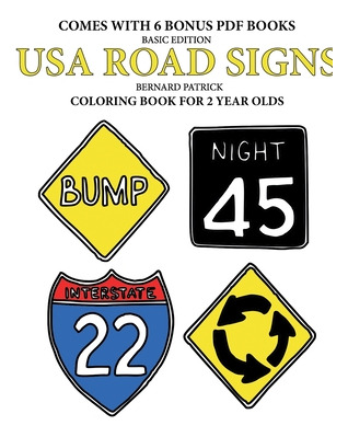 Libro Coloring Books For 2 Year Olds (usa Road Signs) - P...